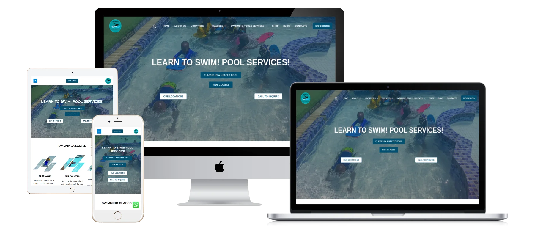 youswim website built by Digital Rise