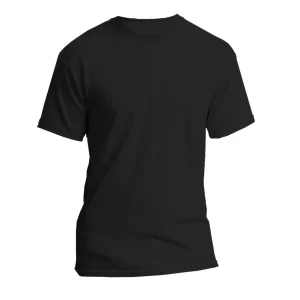 Black Round Neck T-Shirt