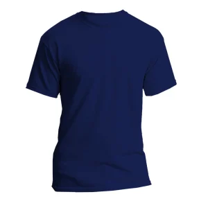 Navy Blue Round Neck T-Shirt - DigitalRise