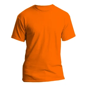 Orange Round Neck T-Shirt - DigitalRise