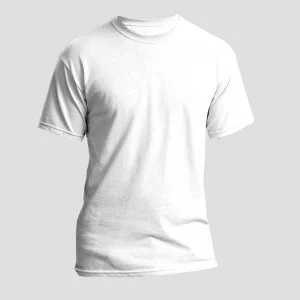 White Round Neck T-Shirt