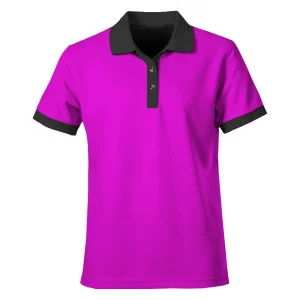 Purple/Black Polo Shirt – Unisex