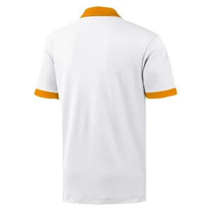 White/Orange Polo Shirt – Unisex - Image 2
