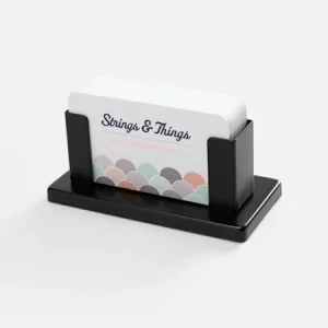 Steel Desk Business Card Holders